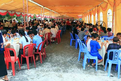 Lunch after the mass